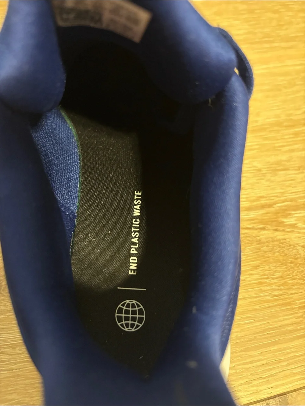 adidas Men’s Navy and White Running Shoes